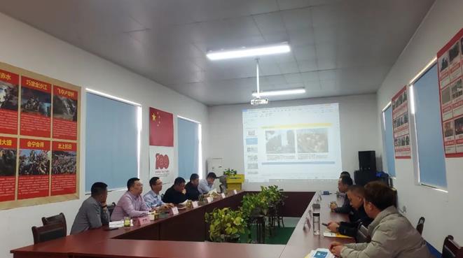 樂陵市鑫順投資發(fā)展有限公司一行領(lǐng)導(dǎo)蒞臨朗凱奇考察交流 朗凱奇自愈合防水系統(tǒng)考察